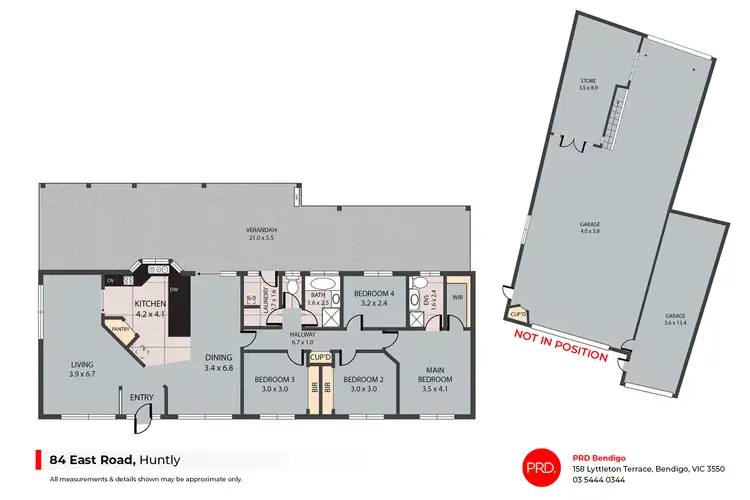 Floorplan of Homely house listing, 84 East Road, Huntly VIC 3551