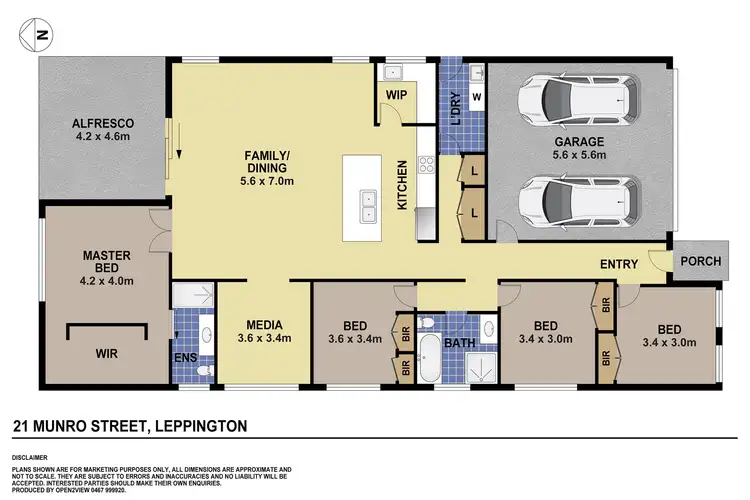 Floorplan of Homely house listing, 24 Munro Street, Leppington NSW 2179