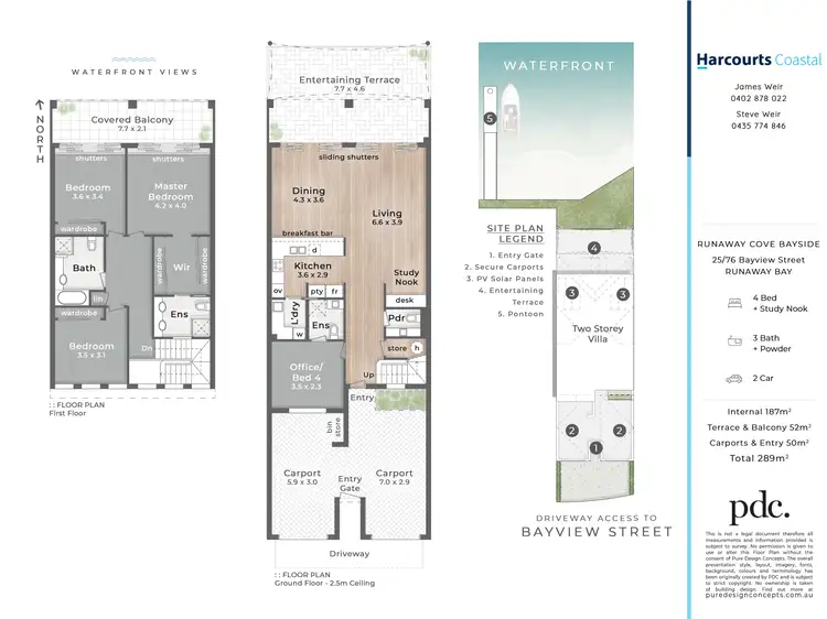 Floorplan of Homely townhouse listing, 25/76 Bayview Street, Runaway Bay QLD 4216