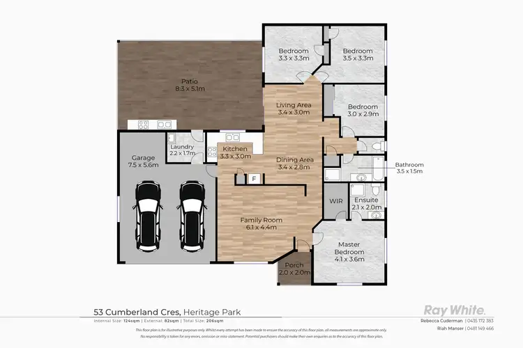 Floorplan of Homely house listing, 53 Cumberland Crescent, Heritage Park QLD 4118