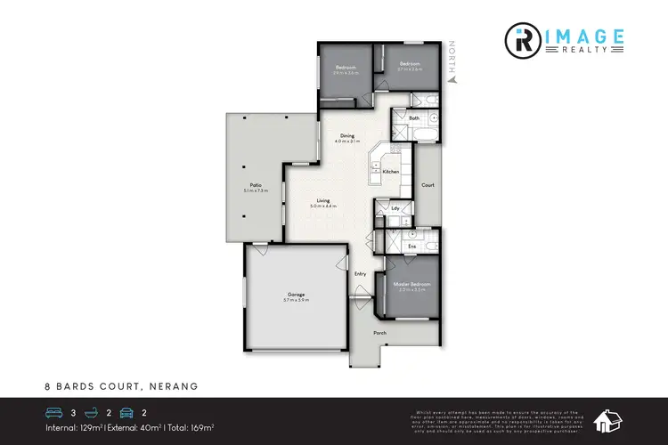 Floorplan of Homely house listing, 8 Bards Court, Nerang QLD 4211