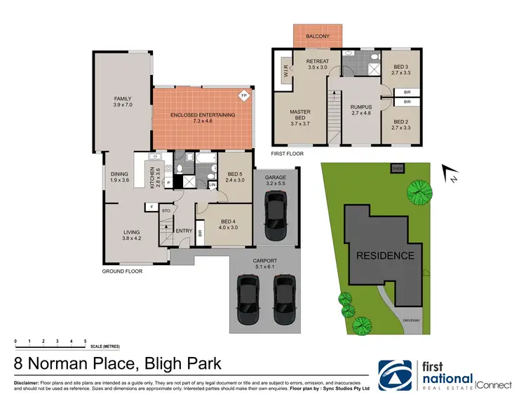 Floorplan of Homely house listing, 8 Norman Pl, Bligh Park NSW 2756