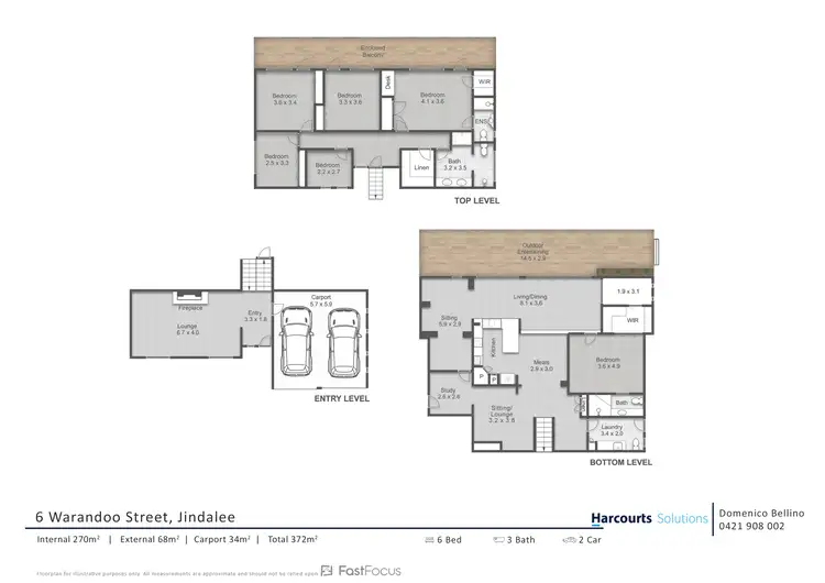 Floorplan of Homely house listing, 6 Warandoo Street, Jindalee QLD 4074