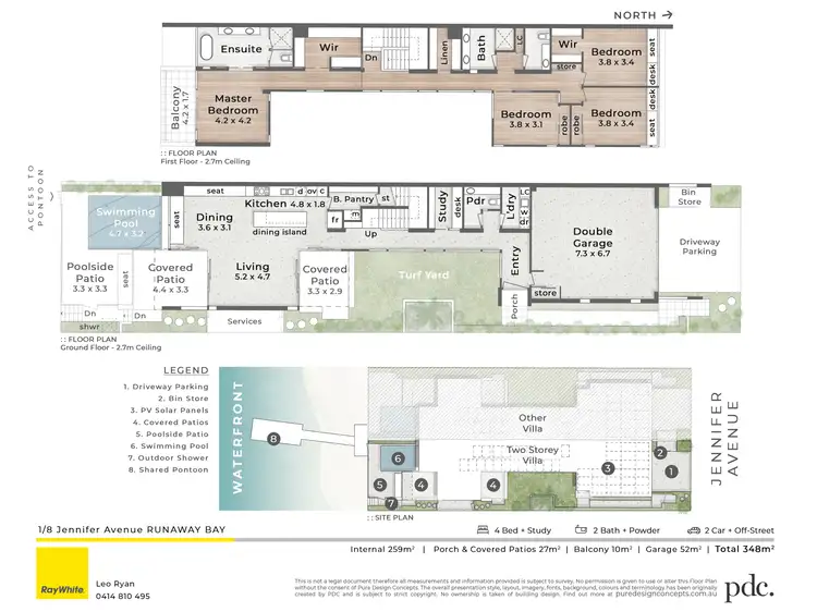 Floorplan of Homely house listing, 1/8 Jennifer Avenue, Runaway Bay QLD 4216