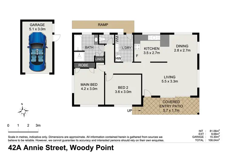 Floorplan of Homely house listing, 42a Annie Street, Woody Point QLD 4019