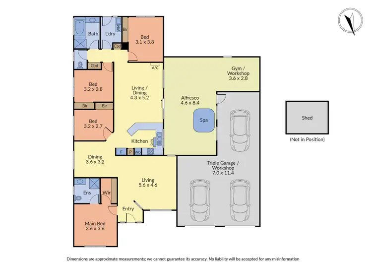 Floorplan of Homely house listing, 5 Amos Court, Narre Warren South VIC 3805