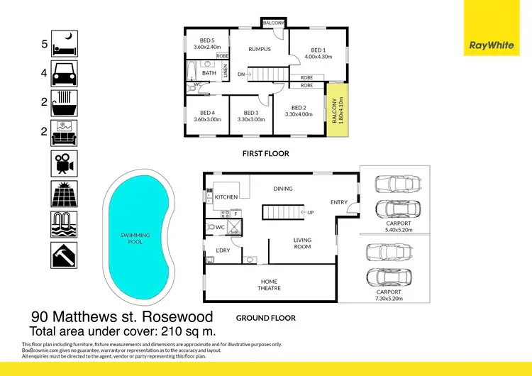 Floorplan of Homely house listing, 90 Matthew Street, Rosewood QLD 4340