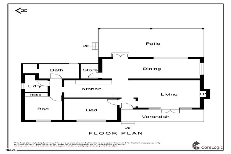 Floorplan of Homely house listing, 70 Ida Street, Bassendean WA 6054