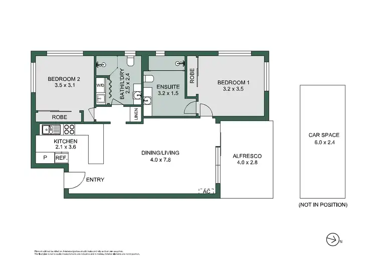 Floorplan of Homely unit listing, 1/6 Barnong Lookout, Beeliar WA 6164