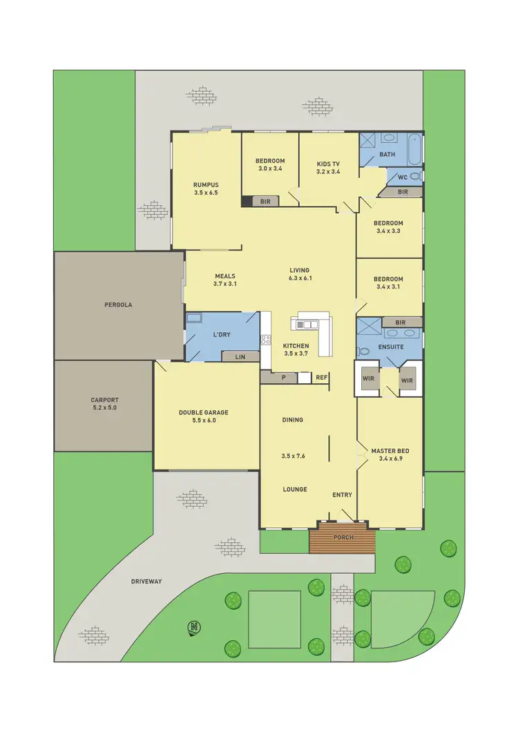 Floorplan of Homely house listing, 2 Berrima Close, Craigieburn VIC 3064