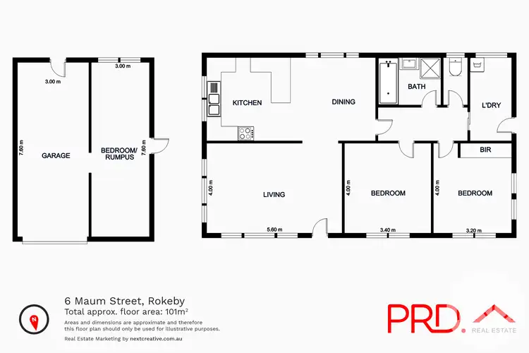 Floorplan of Homely house listing, 6 Maum Street, Rokeby TAS 7019