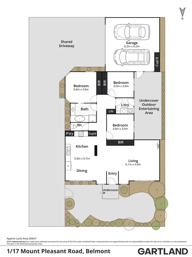 Floorplan of Homely townhouse listing, 1/17 Mount Pleasant Road, Belmont VIC 3216