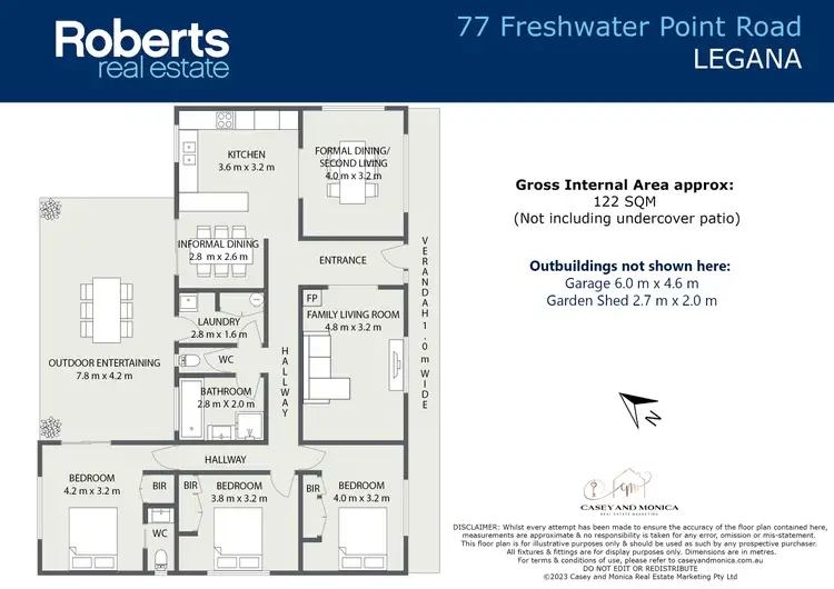 Floorplan of Homely house listing, 77 Freshwater Point Road, Legana TAS 7277