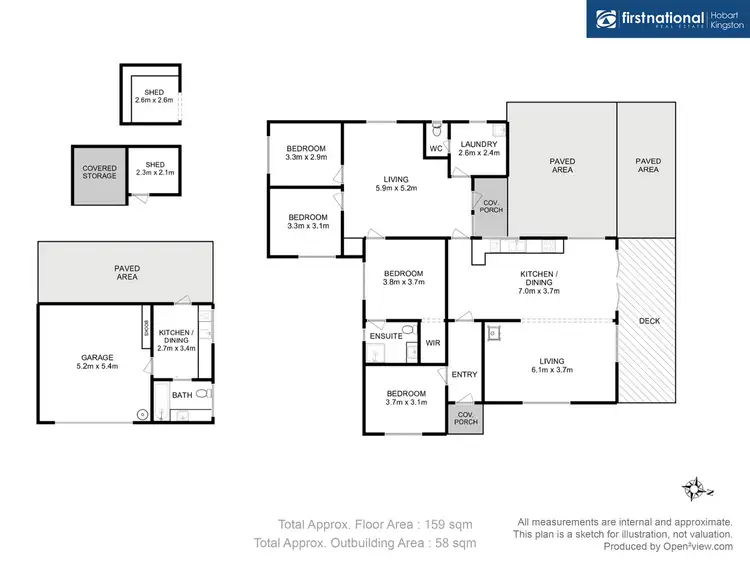 Floorplan of Homely house listing, 2 Selby Road, Kettering TAS 7155