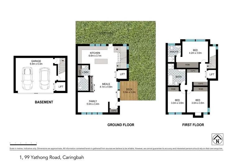 Floorplan of Homely house listing, 1/99 Yathong Rd, Caringbah NSW 2229