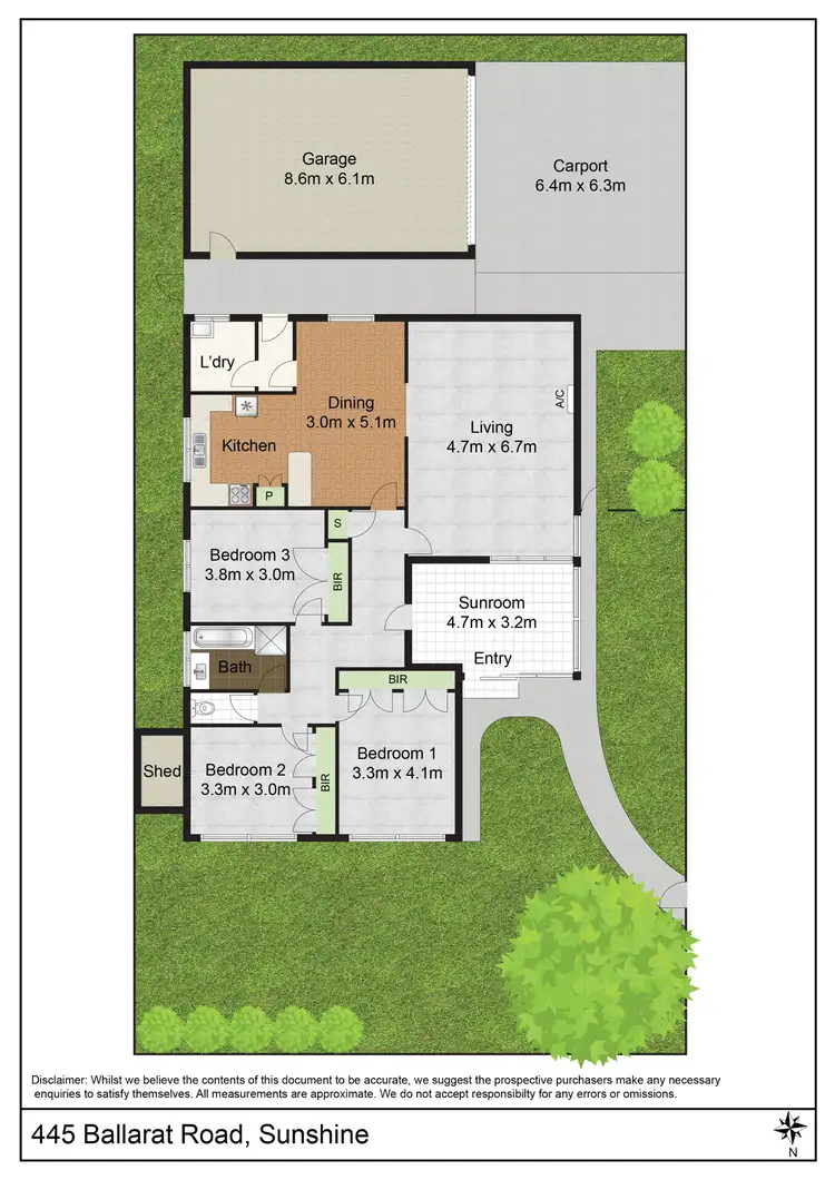 Floorplan of Homely house listing, 439-445 Ballarat Road, Sunshine VIC 3020