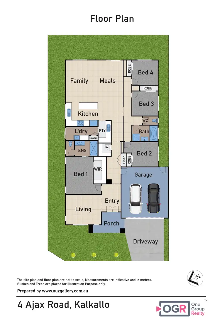 Floorplan of Homely house listing, 4 Ajax Road, Kalkallo VIC 3064