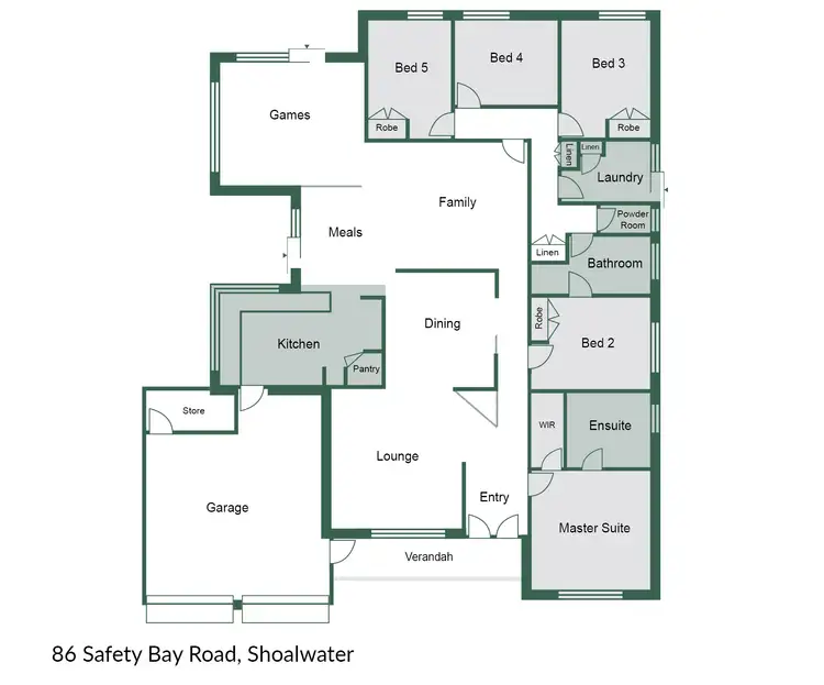 Floorplan of Homely house listing, 86 Safety Bay Road, Shoalwater WA 6169