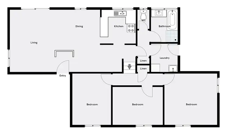 Floorplan of Homely house listing, 53 McKillop Circuit, Kambah ACT 2902