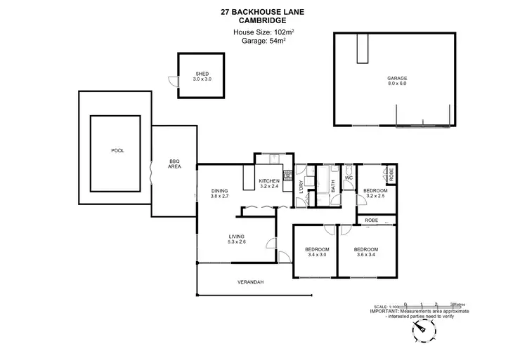 Floorplan of Homely house listing, 27 Backhouse Lane, Cambridge TAS 7170