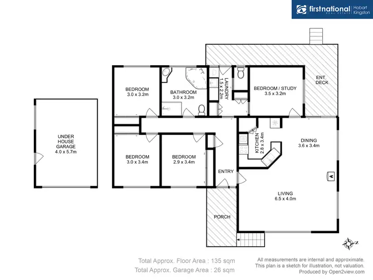Floorplan of Homely house listing, 11A Pearl Place, Blackmans Bay TAS 7052