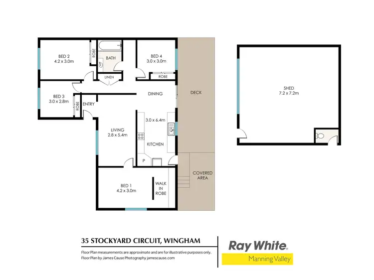 Floorplan of Homely house listing, 35 Stockyard Circuit, Wingham NSW 2429
