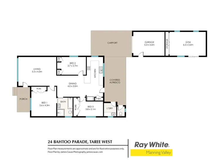Floorplan of Homely house listing, 24 Bahtoo Parade, Taree NSW 2430