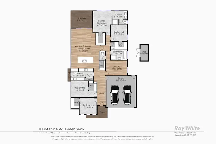 Floorplan of Homely house listing, 11 Botanica Road, Greenbank QLD 4124