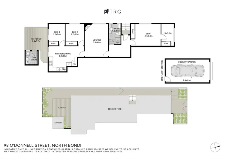 Floorplan of Homely house listing, 98 O'Donnell Street, North Bondi NSW 2026