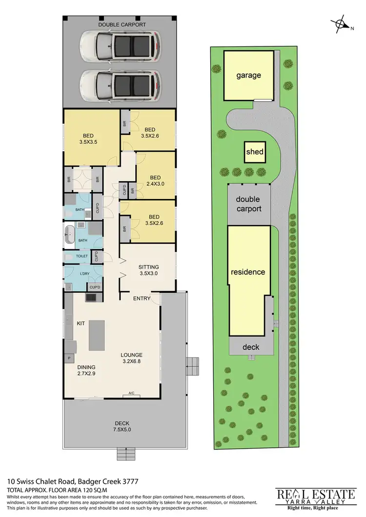 Floorplan of Homely house listing, 10 Swiss Chalet Road, Badger Creek VIC 3777