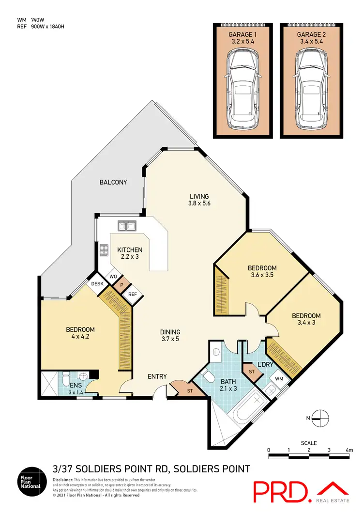 Floorplan of Homely apartment listing, 3/37 Soldiers Point Road, Soldiers Point NSW 2317