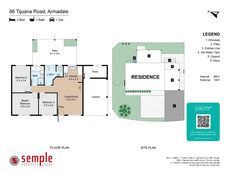 Floorplan of Homely house listing, 86 Tijuana Road, Armadale WA 6112