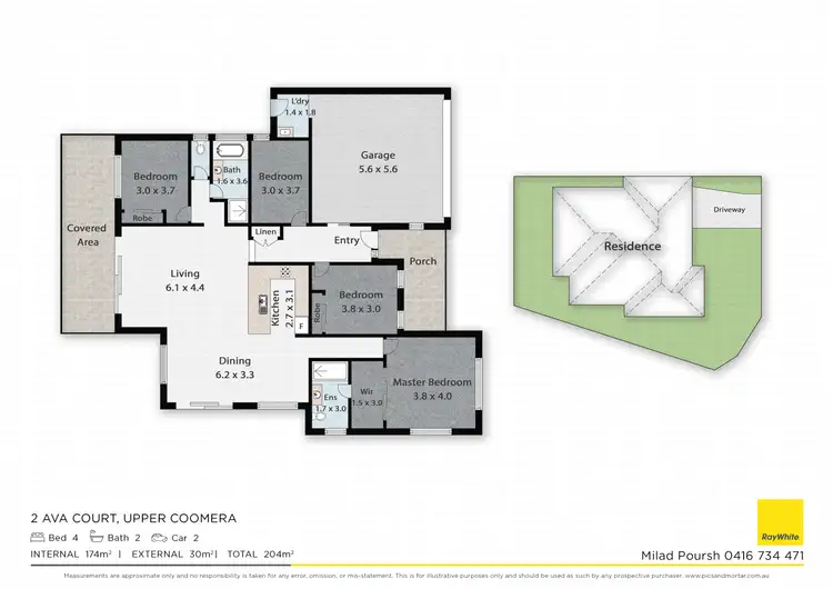 Floorplan of Homely house listing, 2 Ava Court, Upper Coomera QLD 4209