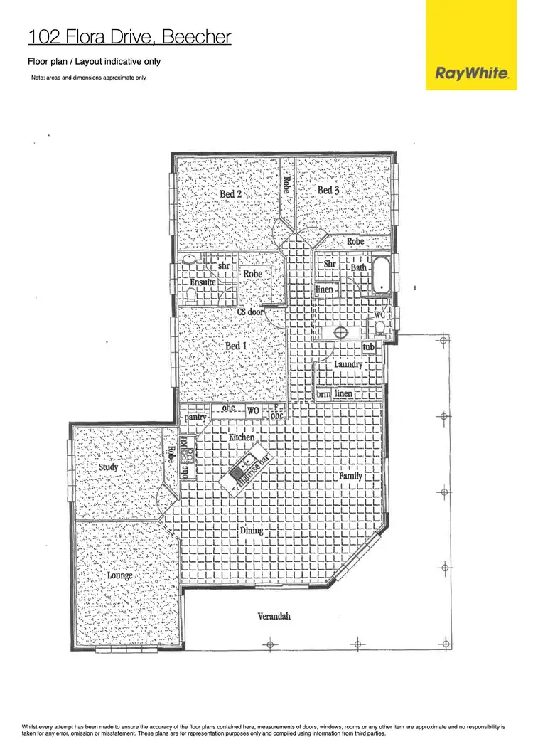 Floorplan of Homely house listing, 102 Flora Drive, Beecher QLD 4680