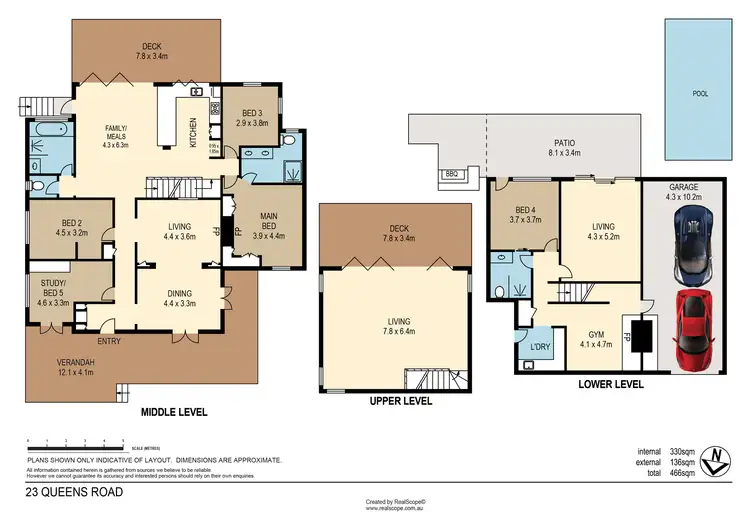 Floorplan of Homely house listing, 23 Queens Road, Hamilton QLD 4007