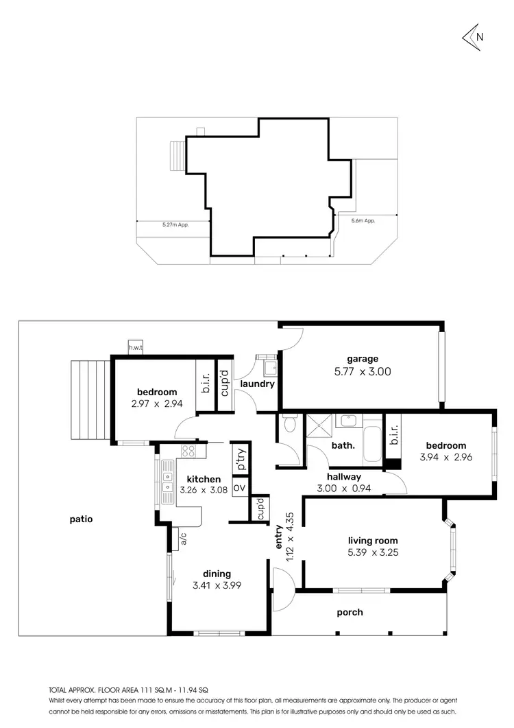 Floorplan of Homely unit listing, 47 Trafalgar Avenue, Altona Meadows VIC 3028