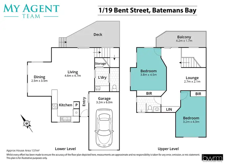 Floorplan of Homely house listing, 1/19 Bent Street, Batemans Bay NSW 2536