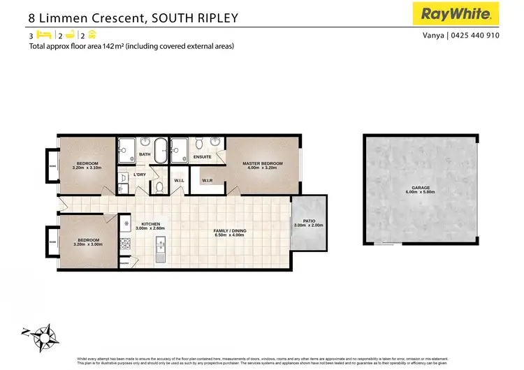 Floorplan of Homely house listing, 8 Limmen Crescent, South Ripley QLD 4306