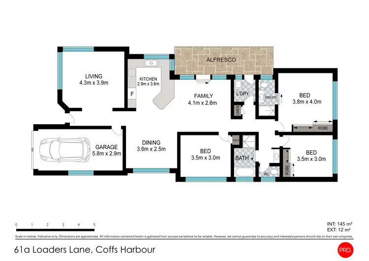 Floorplan of Homely house listing, 61A Loaders Lane, Coffs Harbour NSW 2450