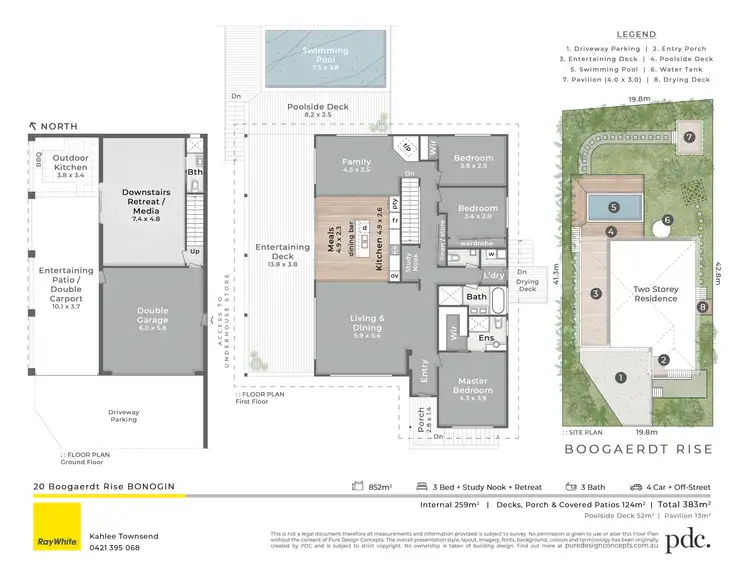 Floorplan of Homely house listing, 20 Boogaerdt Rise, Bonogin QLD 4213