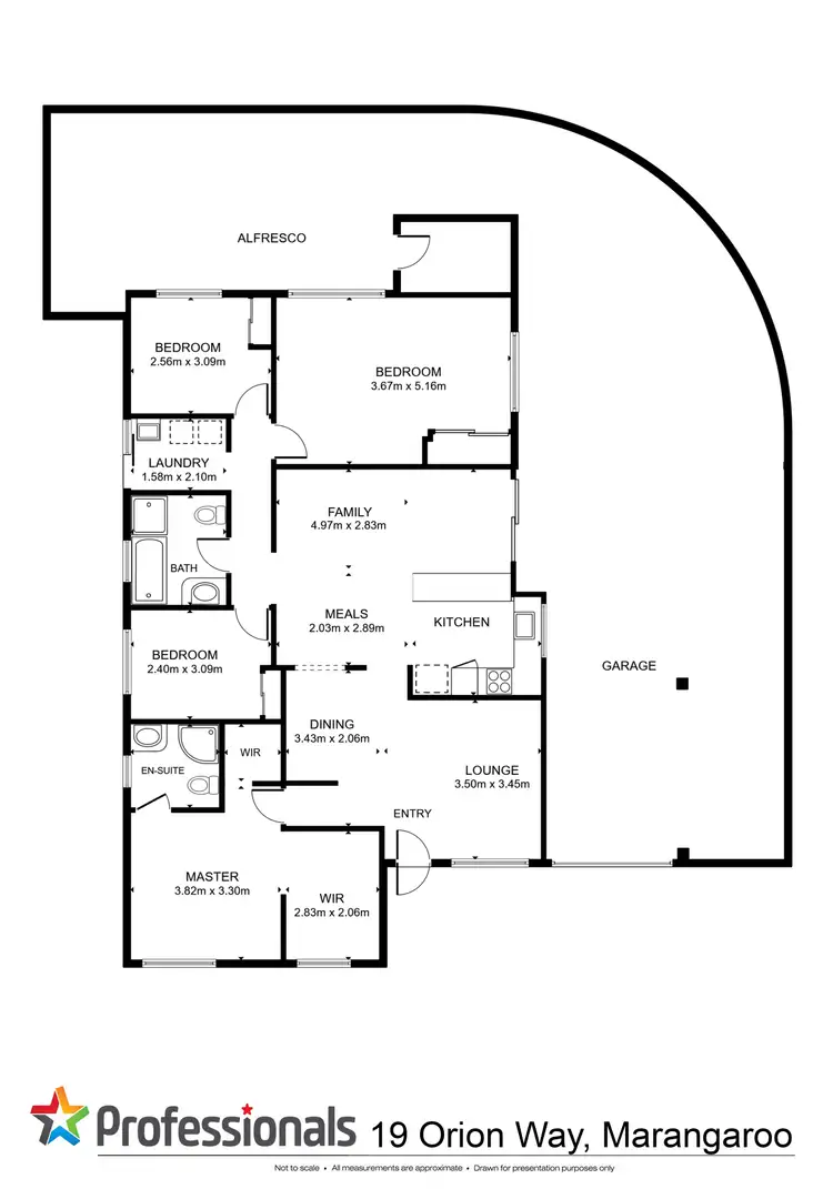 Floorplan of Homely house listing, 19 Orion Way, Marangaroo WA 6064