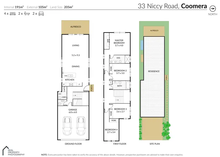 Floorplan of Homely house listing, 33 Niccy Road, Coomera QLD 4209