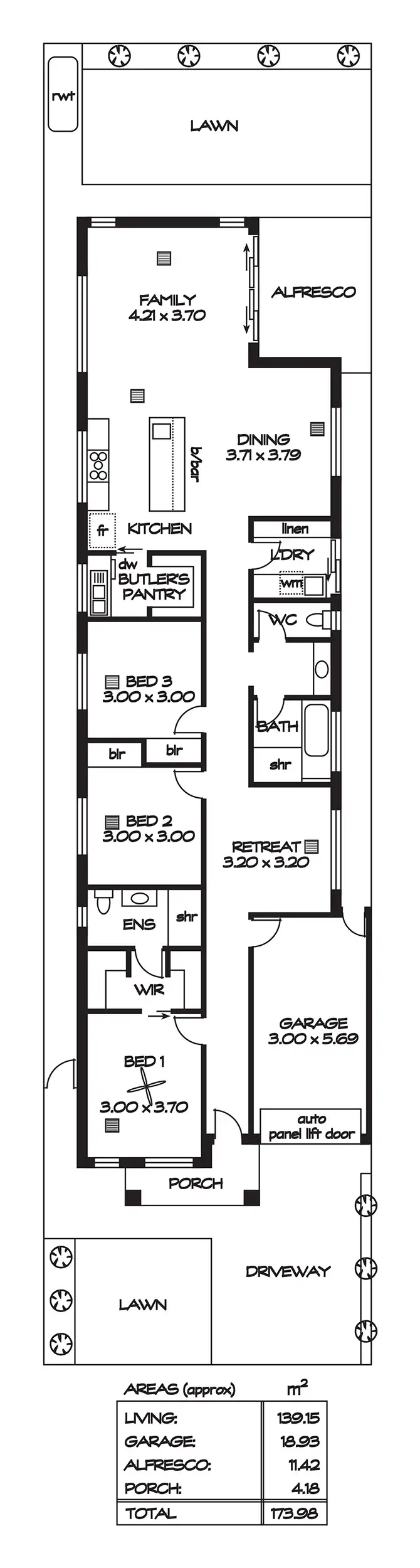 Floorplan of Homely house listing, 40B Baldock Road, Ingle Farm SA 5098