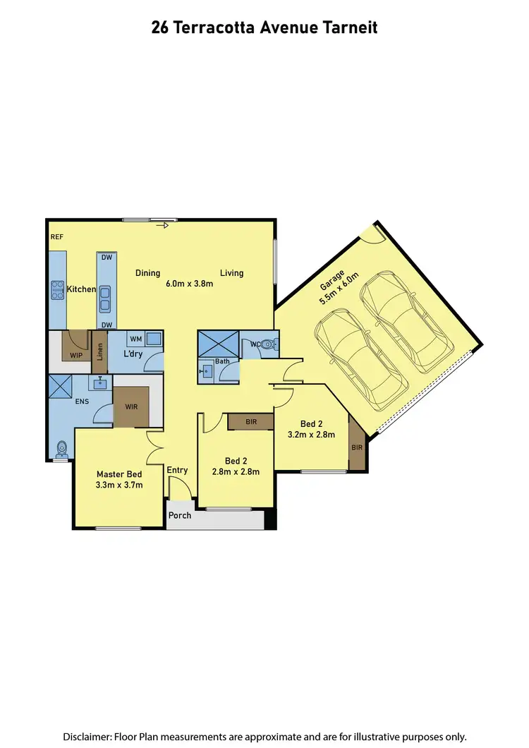 Floorplan of Homely house listing, 26 Terracotta Avenue, Tarneit VIC 3029