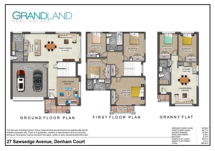 Floorplan of Homely house listing, 27 Sawsedge Avenue, Denham Court NSW 2565