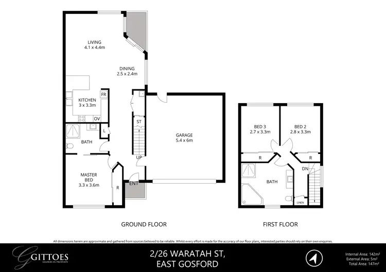 Floorplan of Homely townhouse listing, 2/26 Waratah Street, East Gosford NSW 2250