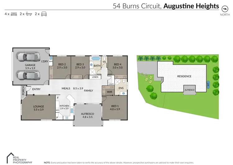 Floorplan of Homely house listing, 54 Burns Circuit, Augustine Heights QLD 4300