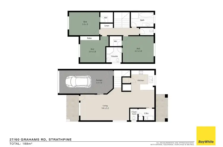 Floorplan of Homely townhouse listing, 27/60 Grahams Road, Strathpine QLD 4500