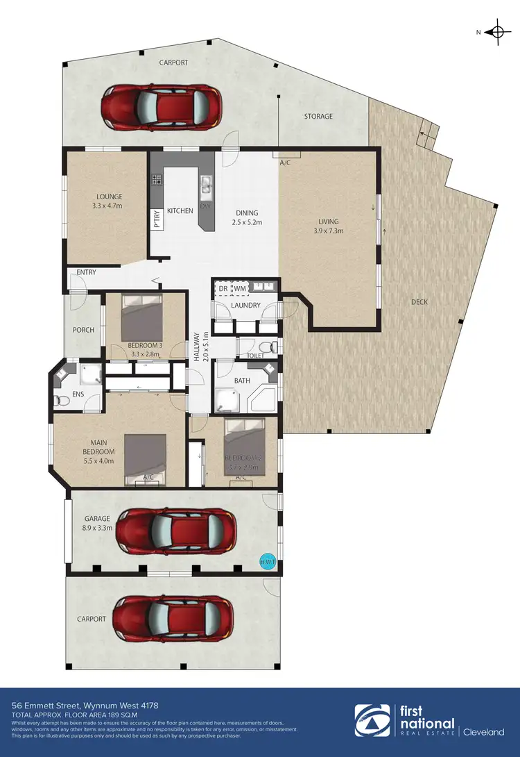 Floorplan of Homely house listing, 56 Emmett Street, Wynnum West QLD 4178