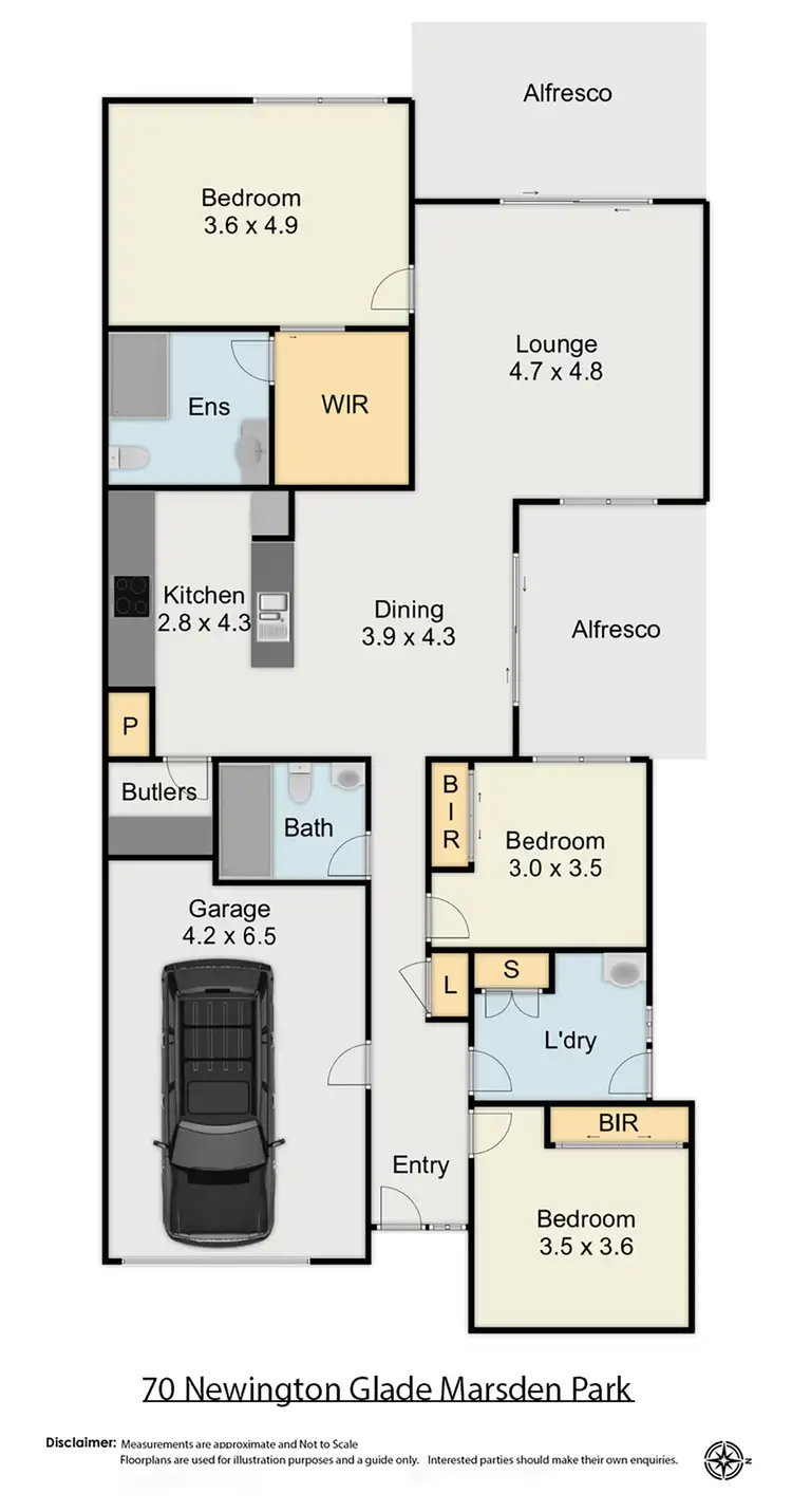Floorplan of Homely house listing, 70 Newington Glade, Marsden Park NSW 2765